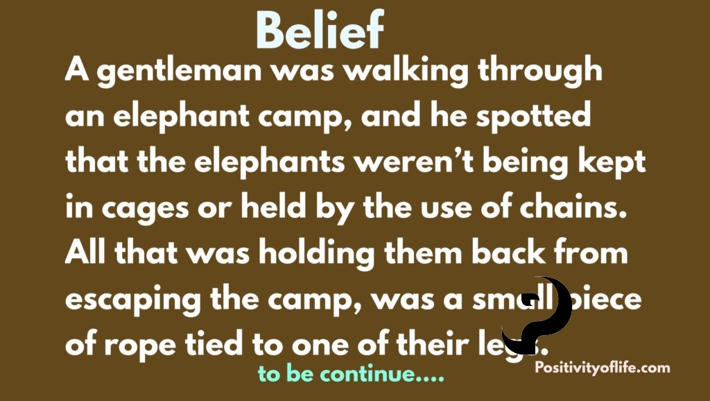 The Elephant Rope.. (inspirational Story) Renew your Belief..